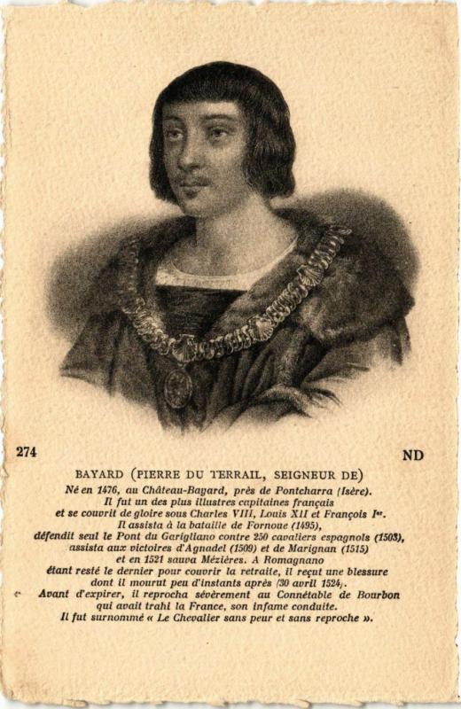 CPA BAYARD (PIERRE DU TERRAIL, SEIGNEUR DE). Militaire (287287)