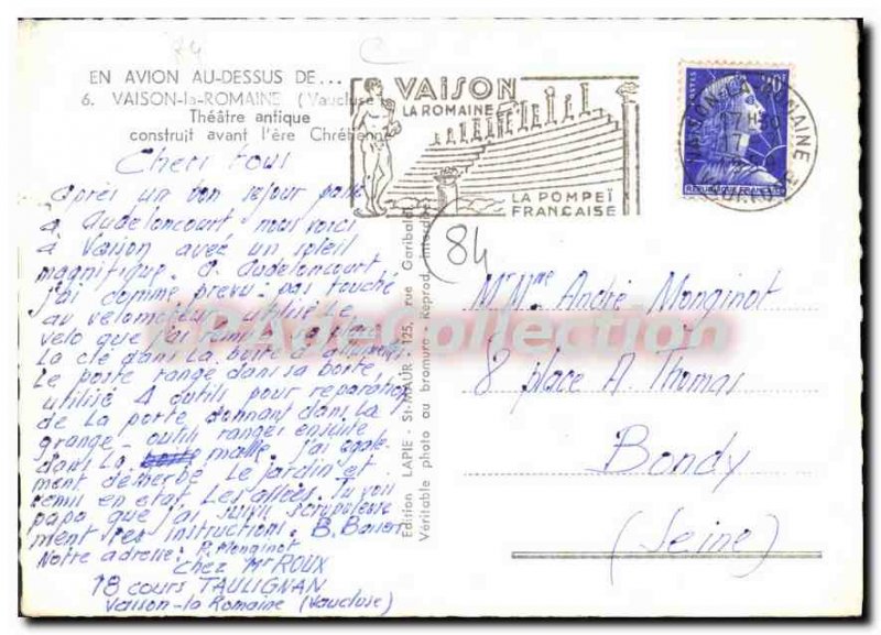 Postcard Modern Vaison la Romaine Ancient Theater