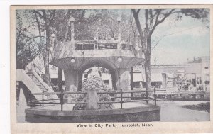 HUMBOLDT, Nebraska, 1900-10s; View in City Park