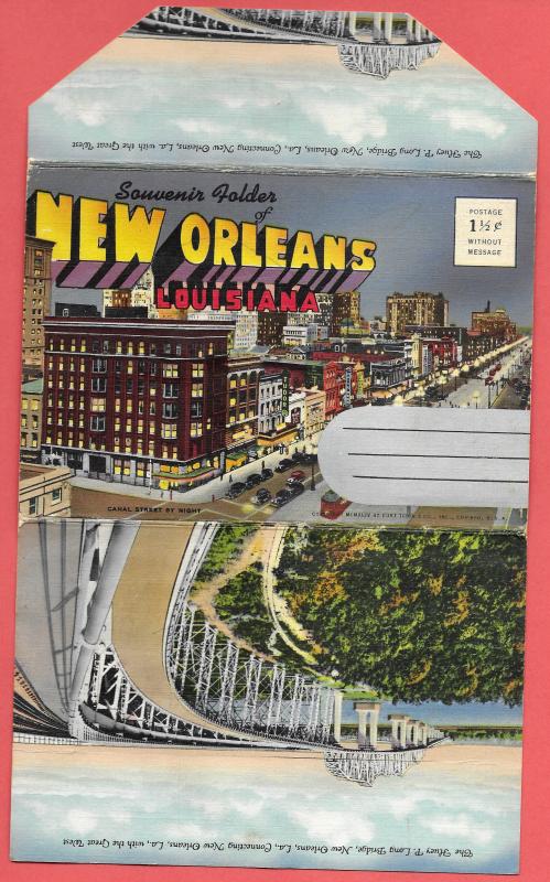 Souvenir Folder of New Orleans, Louisiana