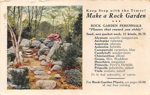 Rock Garden Perennials, Perry Seed Company Boston, MA, USA Advertising 1931 p...