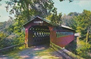 Covered Bridge Old Covered Chiselville Bridge East Arlington Vermont