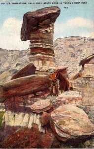 Texas Palo Duro State Park Devil's Tombstone 1941