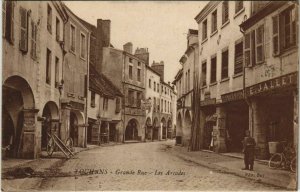 CPA LOUHANS - Grande Rue - Les Arcades (122014)