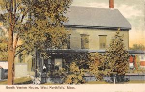 Northfield Massachusetts South Vernon House Street View Antique Postcard K16056