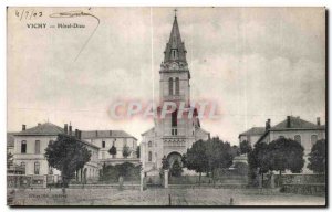 Postcard Old Vichy Hotel Dieu