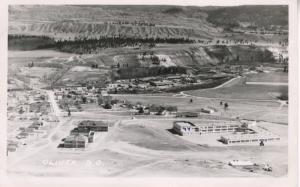 Oliver BC Aerial View c1952 Vintage Real Photo Postcard E6