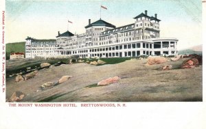 Vintage Postcard The Mount Washington Hotel Building Brettonwoods New Hampshire