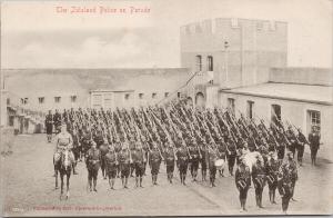 Zululand Police on Parade South Africa Post Unused Sallo Epstein Postcard E57