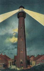 Netherlands Scheveningen Vuurtoren Vintage Postcard 07.53