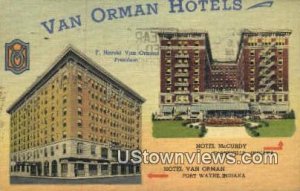 Van Orman Hotels - Fort Wayne, Indiana IN