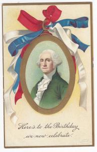 George Washington Birthday Unsigned Clapsaddle Patriotic IAP 1908 Postcard