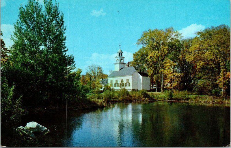 Reflections Methodist CHurch Sandwich NH New Hampshire VTG Postcard UNP Tichnor 