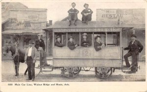 Hoxie Arkansas Walnut Ridge Mule Car Line Vintage Postcard AA1100888