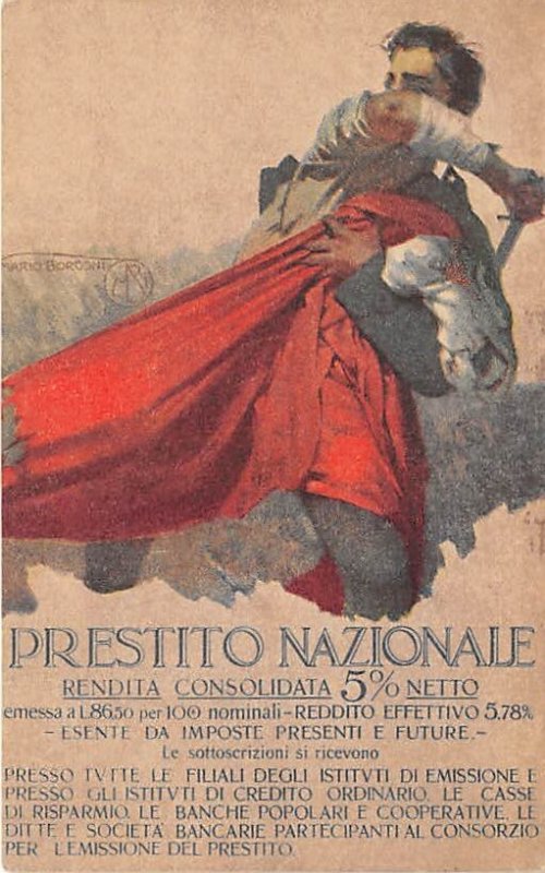 Prestito Nazionale Advertising Unused 