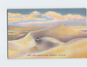 Postcard Great Sand Dunes National Monument, Colorado