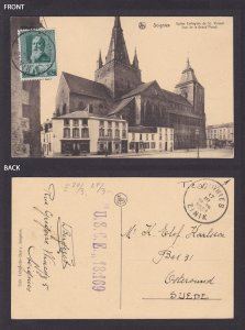 BELGIUM, Postcard, Soignies, Eglise Collégiale de St. Vincent