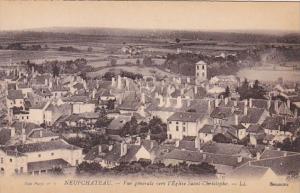 France Neufchateau Vue generale vers l'Eglise Saint-Christophe