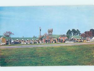 Unused Pre-1980 MOTEL SCENE Wilson - Near Rocky Mount North Carolina NC F7215