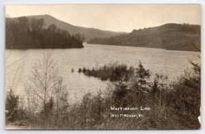 RPPC Whitingham Lake Vermont Real Photo Postcard B34