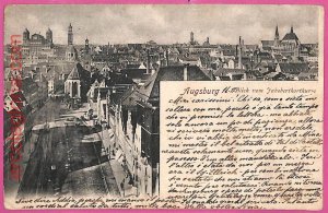 af8677 - Germany GERMANY - Postcards VINTAGE POSTCARD - Augsburg - 1900's-