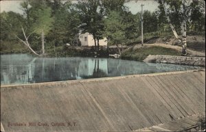 Corinth New York NY Burnham's Mill c1910 Vintage Postcard