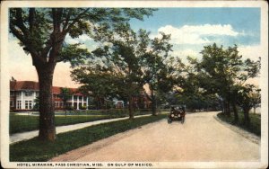 Pass Christian Mississippi MS Hotel Miramar Vintage Postcard