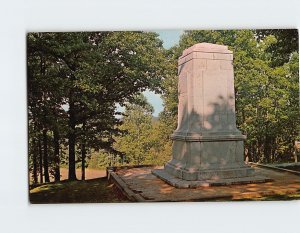 Postcard The Illinois Monument, Marietta, Georgia