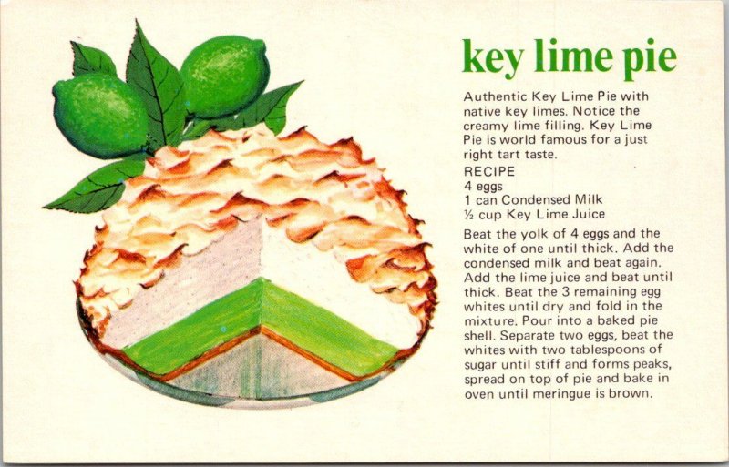 Florida Recipe Key Lime Pie
