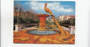 BF31623 menton motif compose d oranges  france front/back image