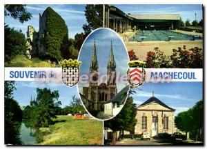 Postcard Modern Capital Retz Images Machecoul Loire Atl