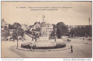 France Dijon Place du Trente Octobre Statue de la Resistance