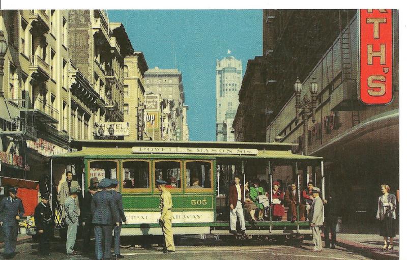 1950's Cable Car Turntable, San Francisco, California