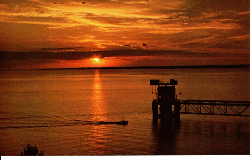 US    PC1643  SUNSET OF LAKE MCCONAUGHY, MT