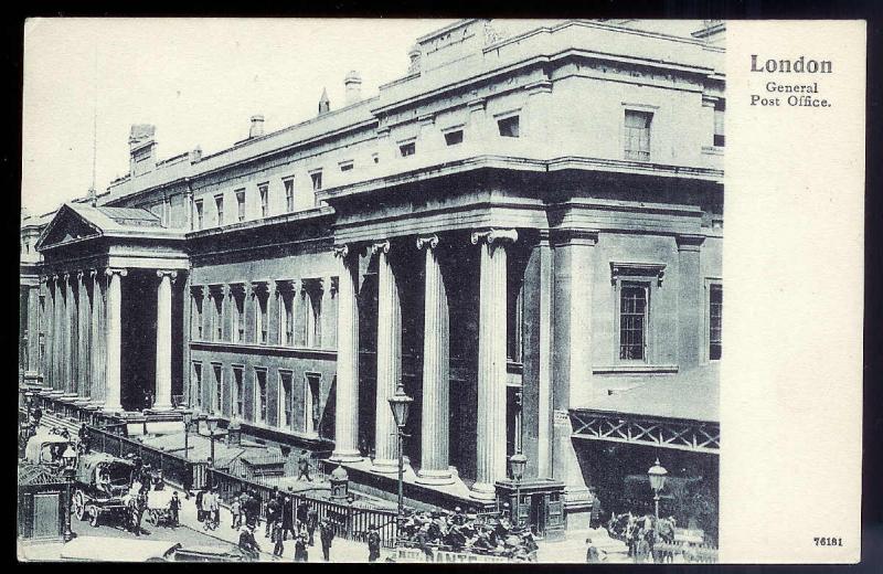 General Post Office London ENGLAND unused c1910