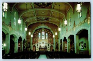 Kingston Ontario Canada Postcard St. John the Apostle Church c1960's