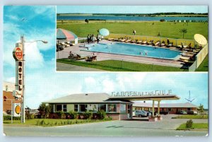 Summerside PEI Canada Postcard Garden of the Gulf Court and Motel Inc c1950's