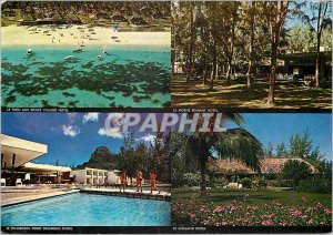 Postcard Modern four partially Mauritius Hotels of Mauritius Hotels Group