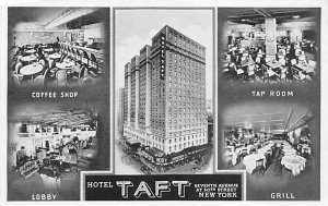 Hotel Taft Seventh Avenue at 50th Street New York City, New York USA Unused 