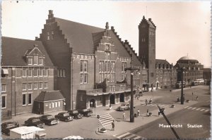 Netherlands Maastricht Station Vintage RPPC 09.03