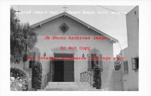 CA, Ocean Beach, California, RPPC, Sacred Heart Hall, Entrance, Photo No 116