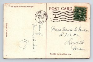 Minnehaha Falls St Paul Minnesota MN Antique Postcard PM Cancel WOB Note DB 