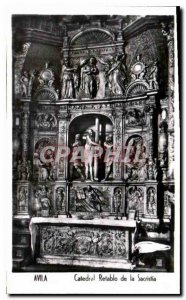 Modern Postcard Catedral Avila Retablo of Sacristia