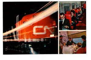 CN Rapido Railway Train, Dining Car, Canada, Interiors