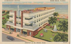 MIAMI BEACH, Florida, 1930-40s; Somerset Hotel