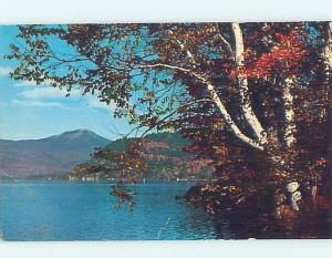 Pre-1980 LAKE SCENE Adirondacks - Lake Placid New York NY hp6177