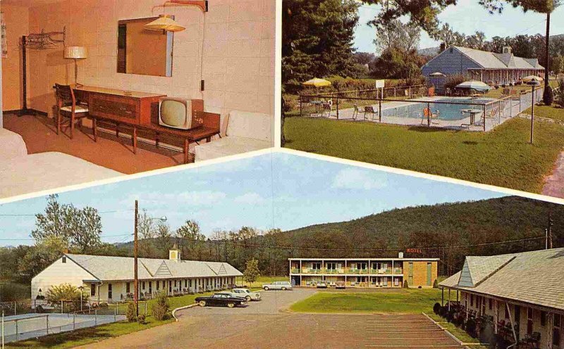 Holiday Motel US 5 Brattleboro Vermont postcard