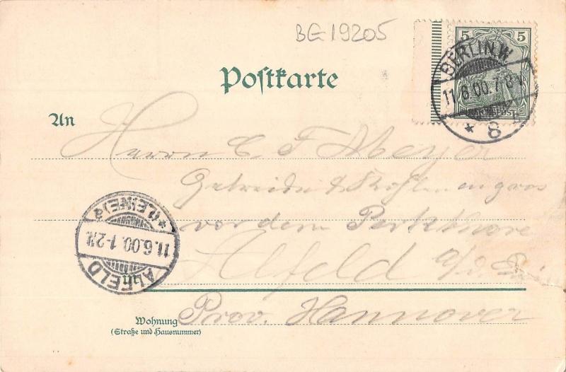 BG19205 gruss aus berlin germany litho