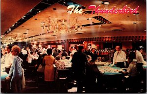 Postcard Casino Floor The Thunderbird Casino in Las Vegas, Nevada