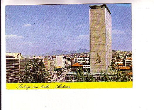 View from Kizilay Square, Ankara, Turkey, Used